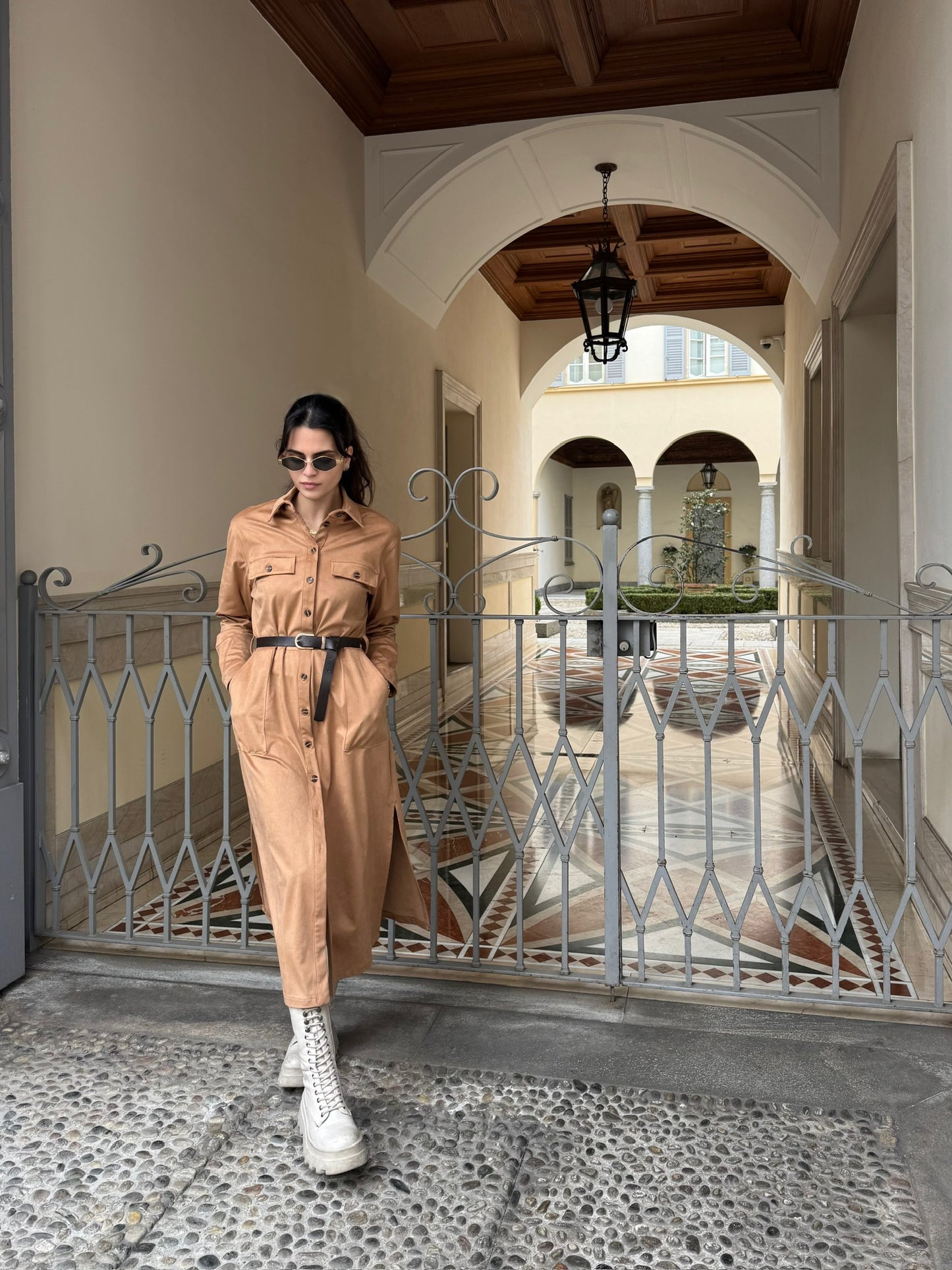 Abito suede ecologico