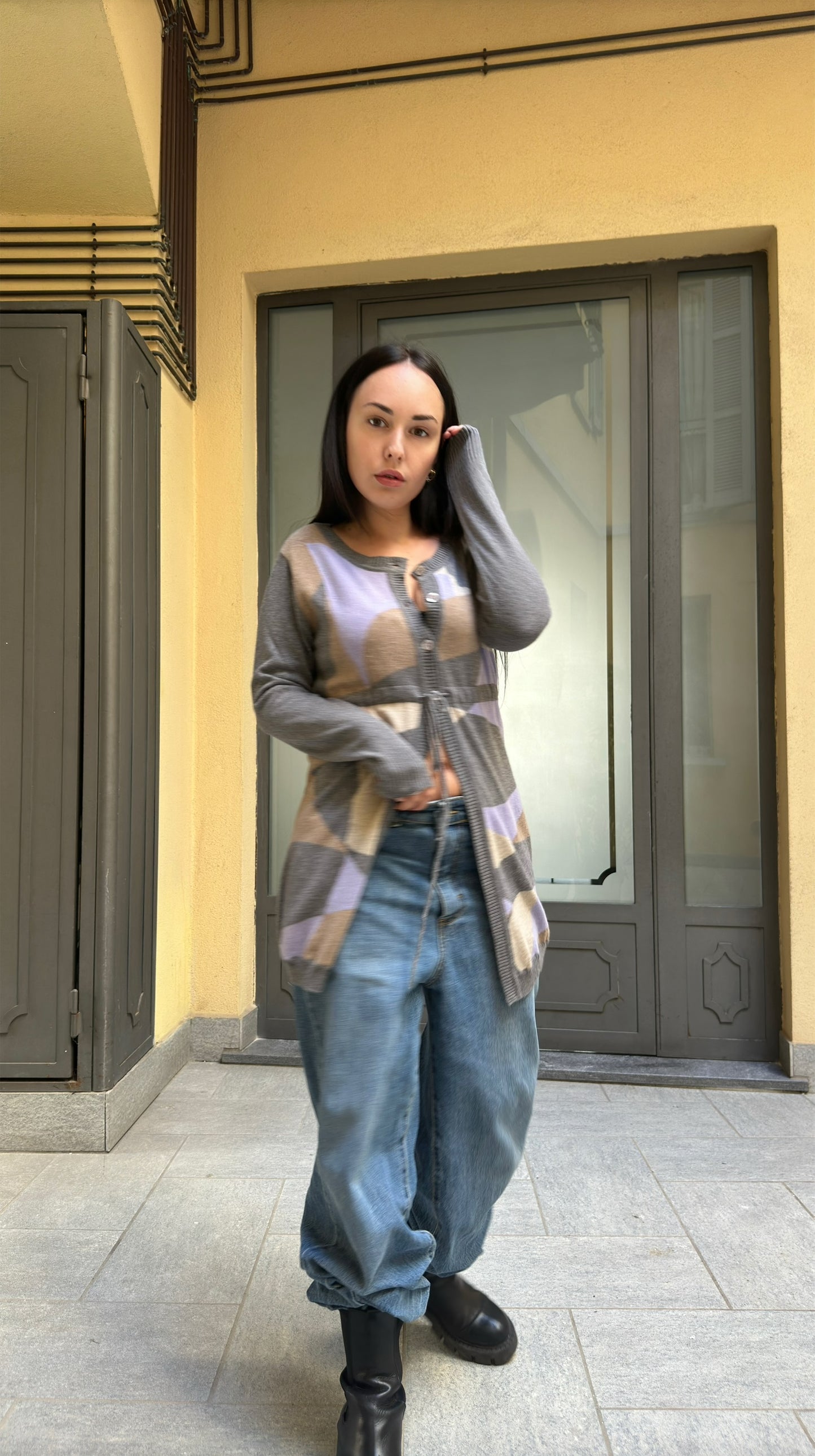 Cardigan rombi