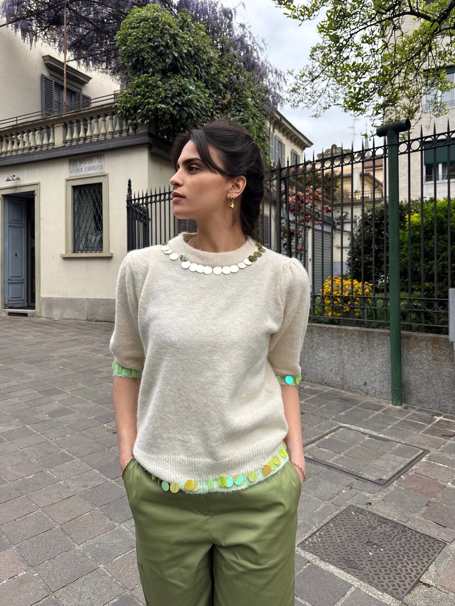 Maglia paillettes
