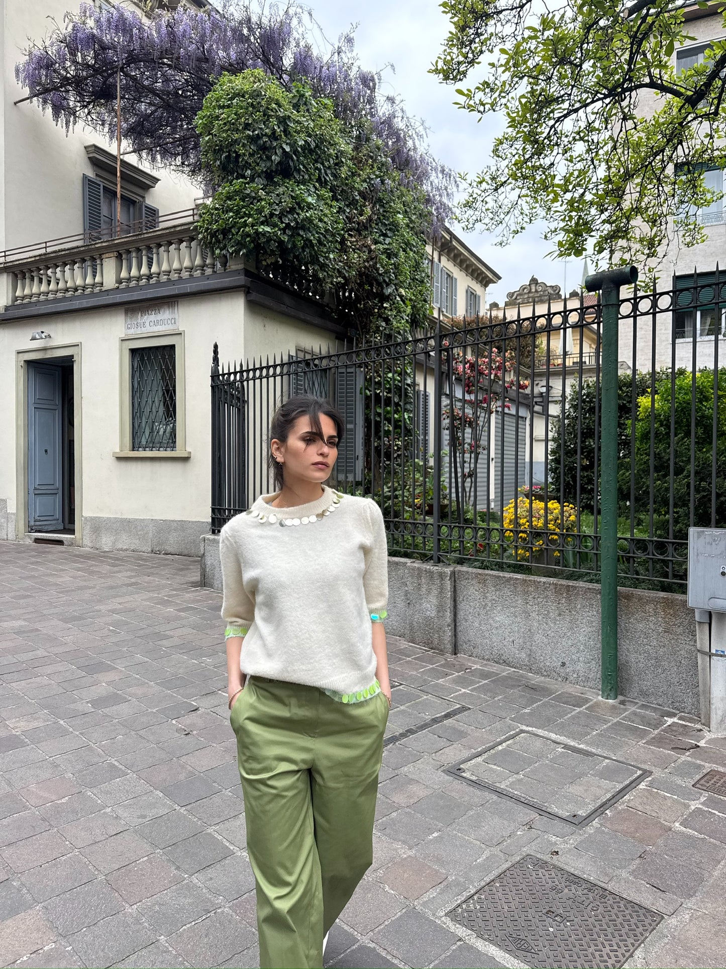 Maglia paillettes