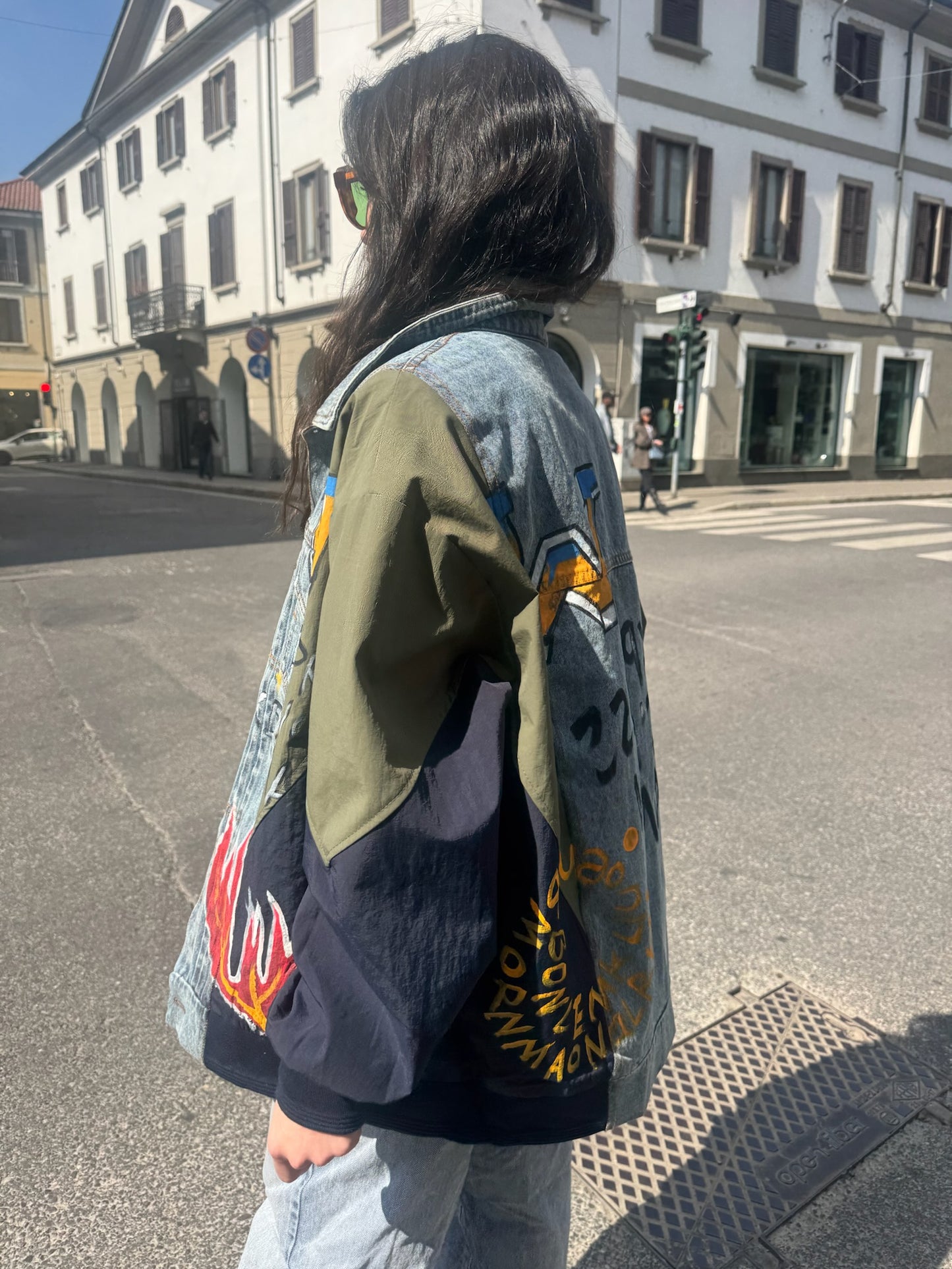 Bomber dipinto