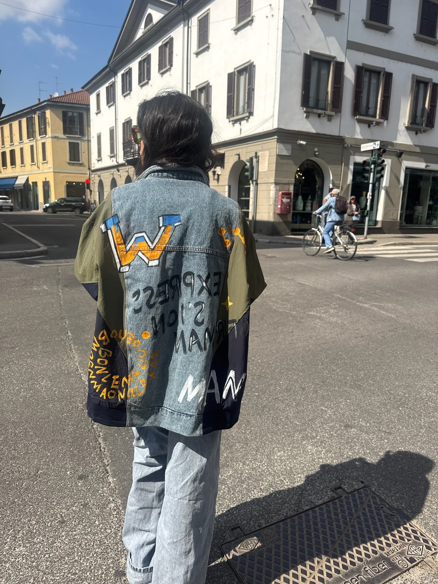 Bomber dipinto