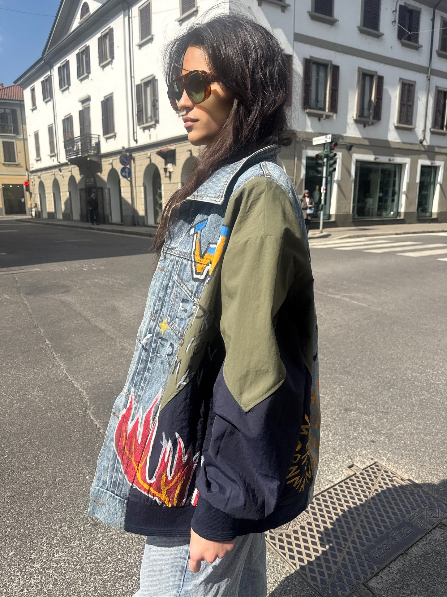Bomber dipinto