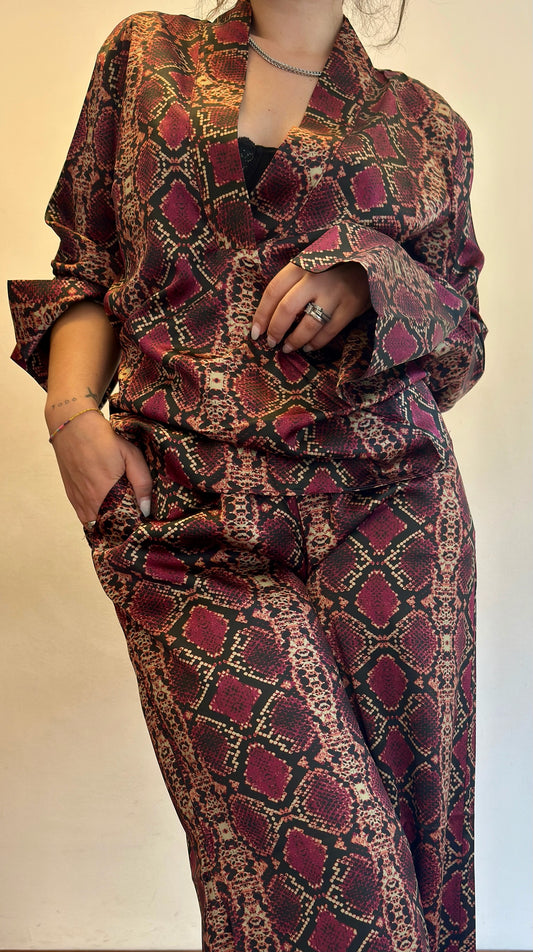 Pantalone in seta