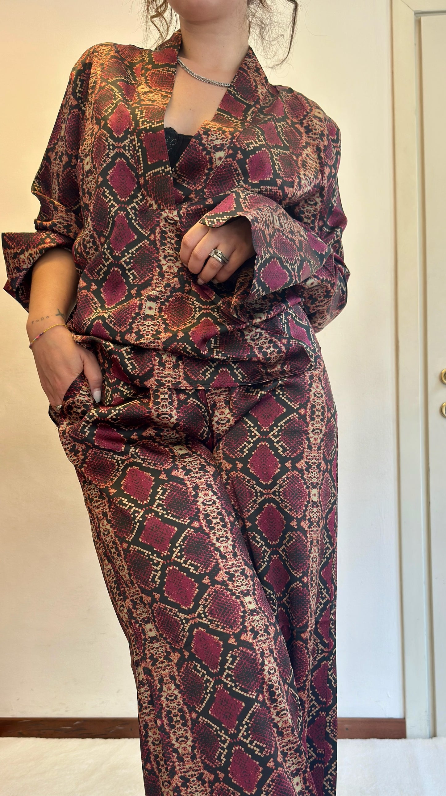 Blusa in seta