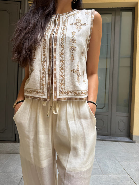 Gilet ricami