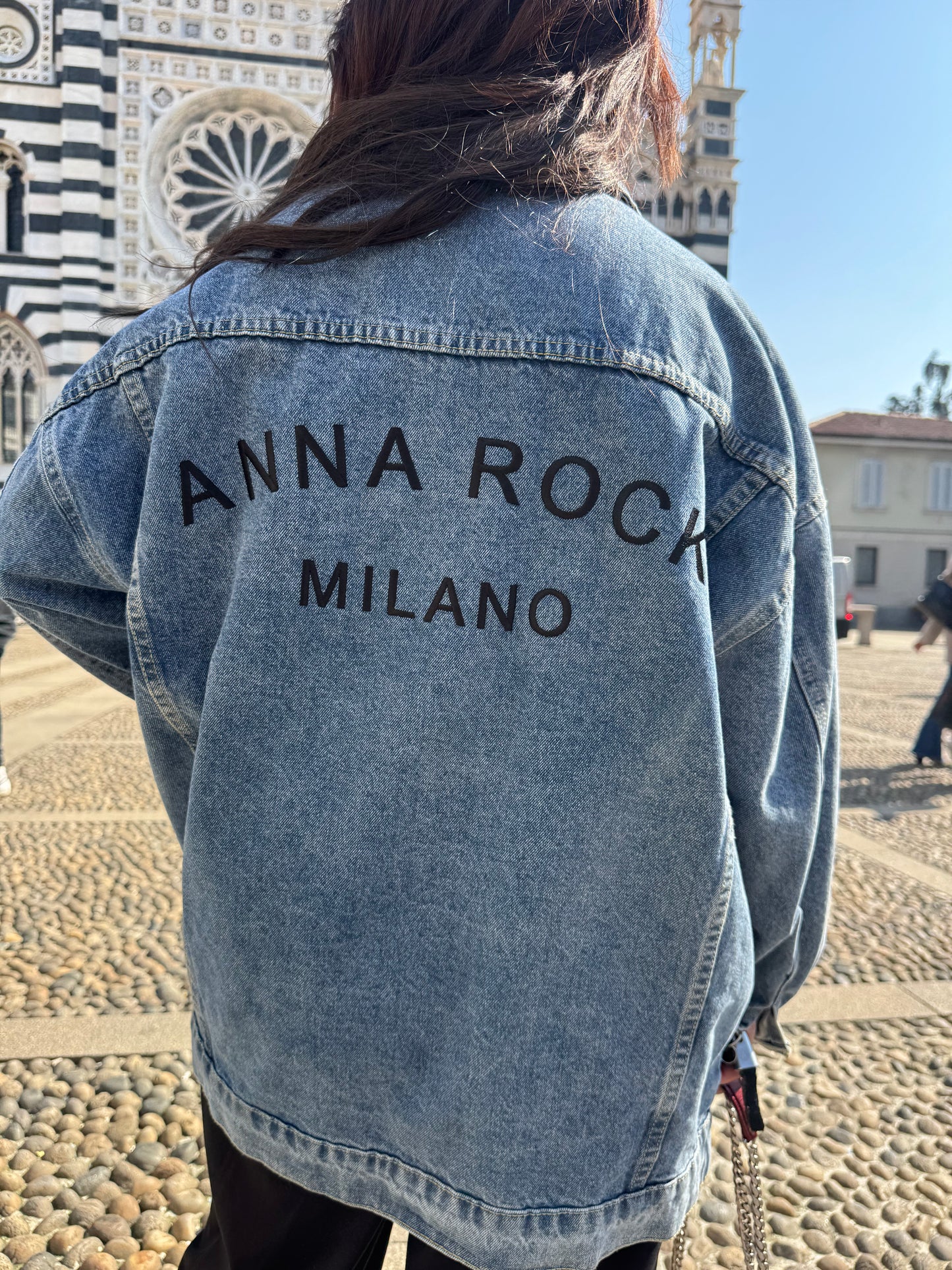 Giacca jeans rosa