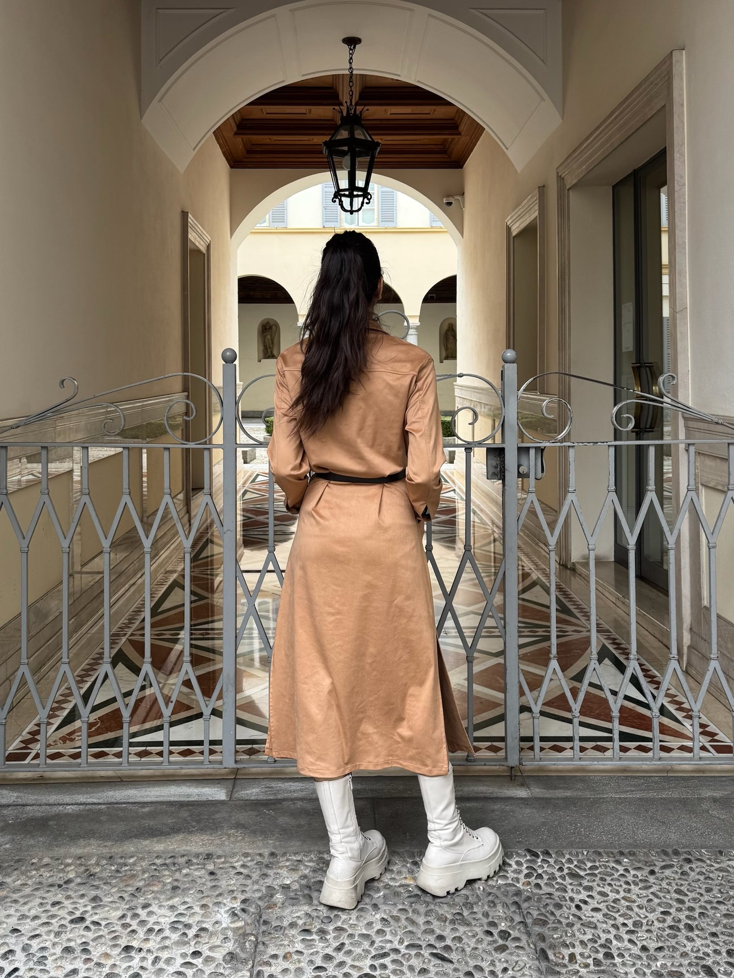 Abito suede ecologico