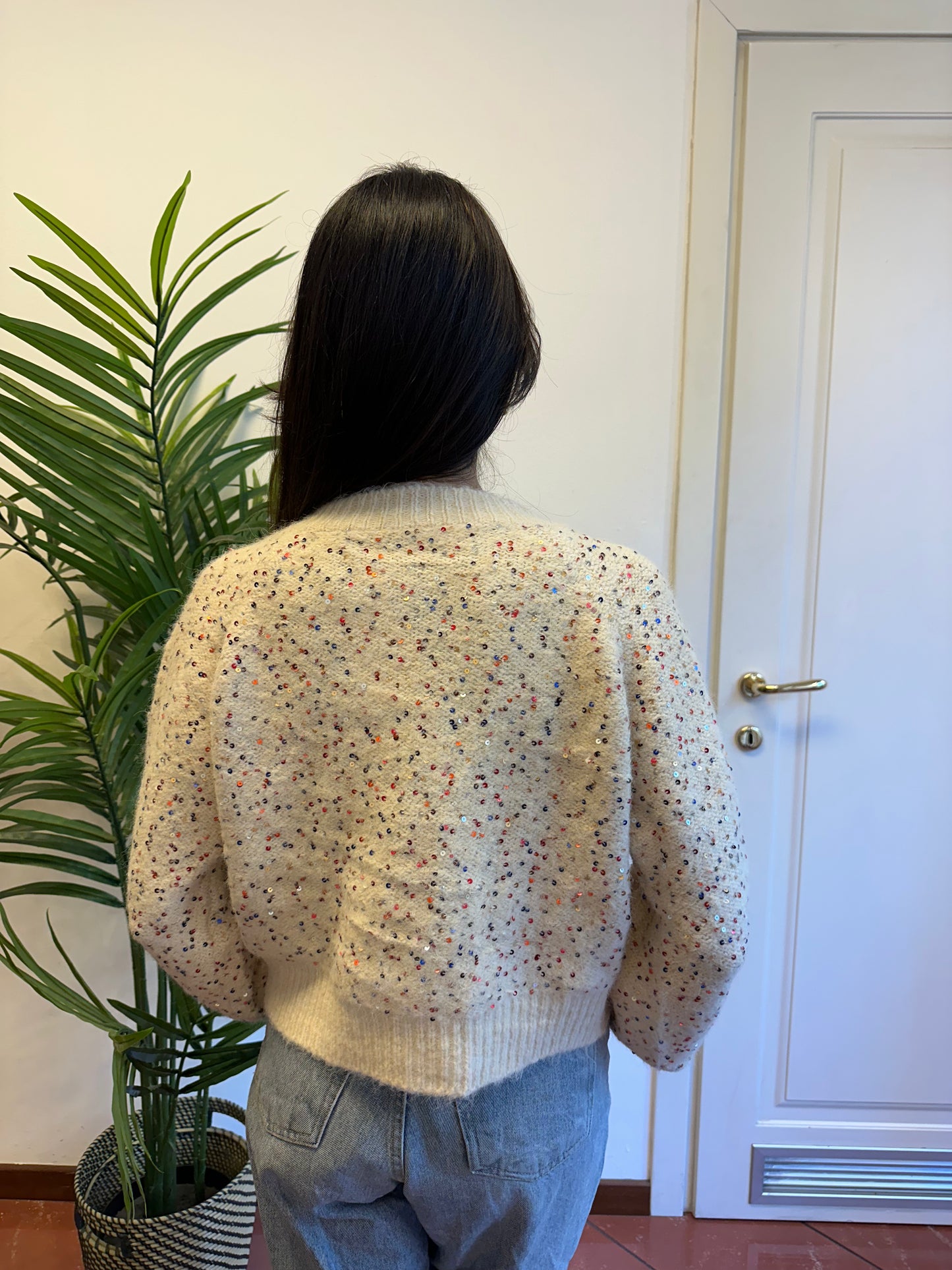 Cardigan paillettes