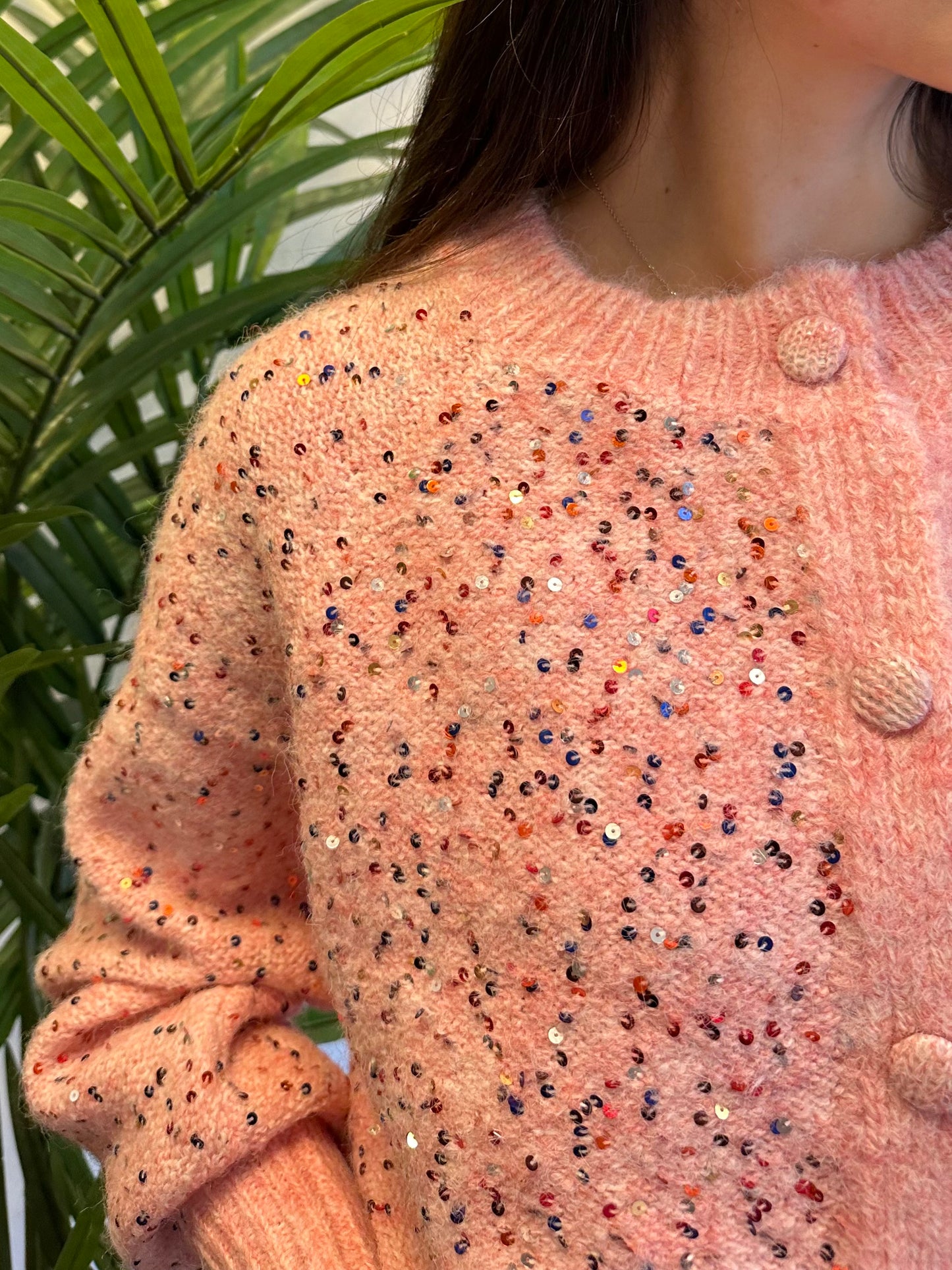 Cardigan paillettes