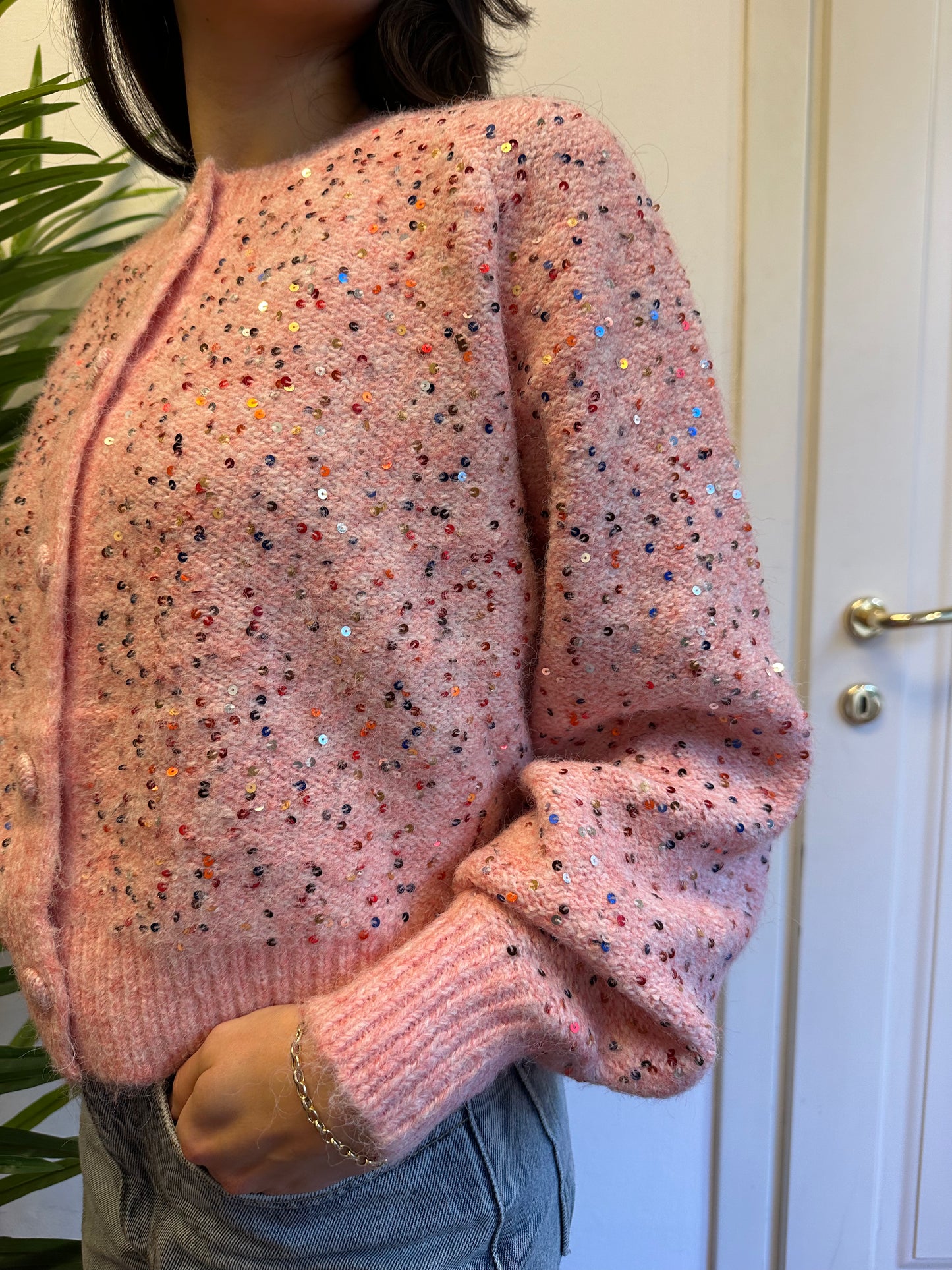 Cardigan paillettes