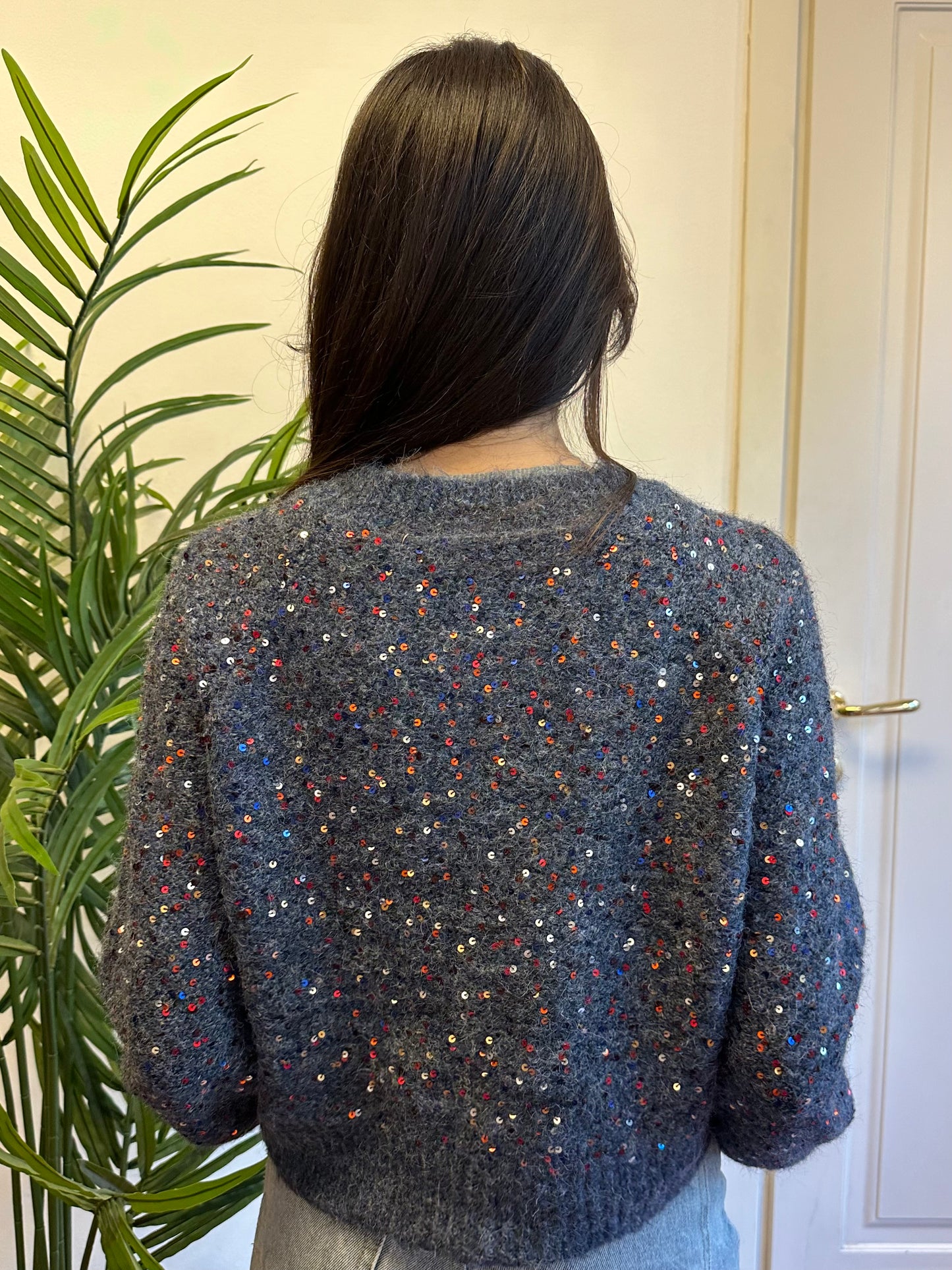 Cardigan paillettes