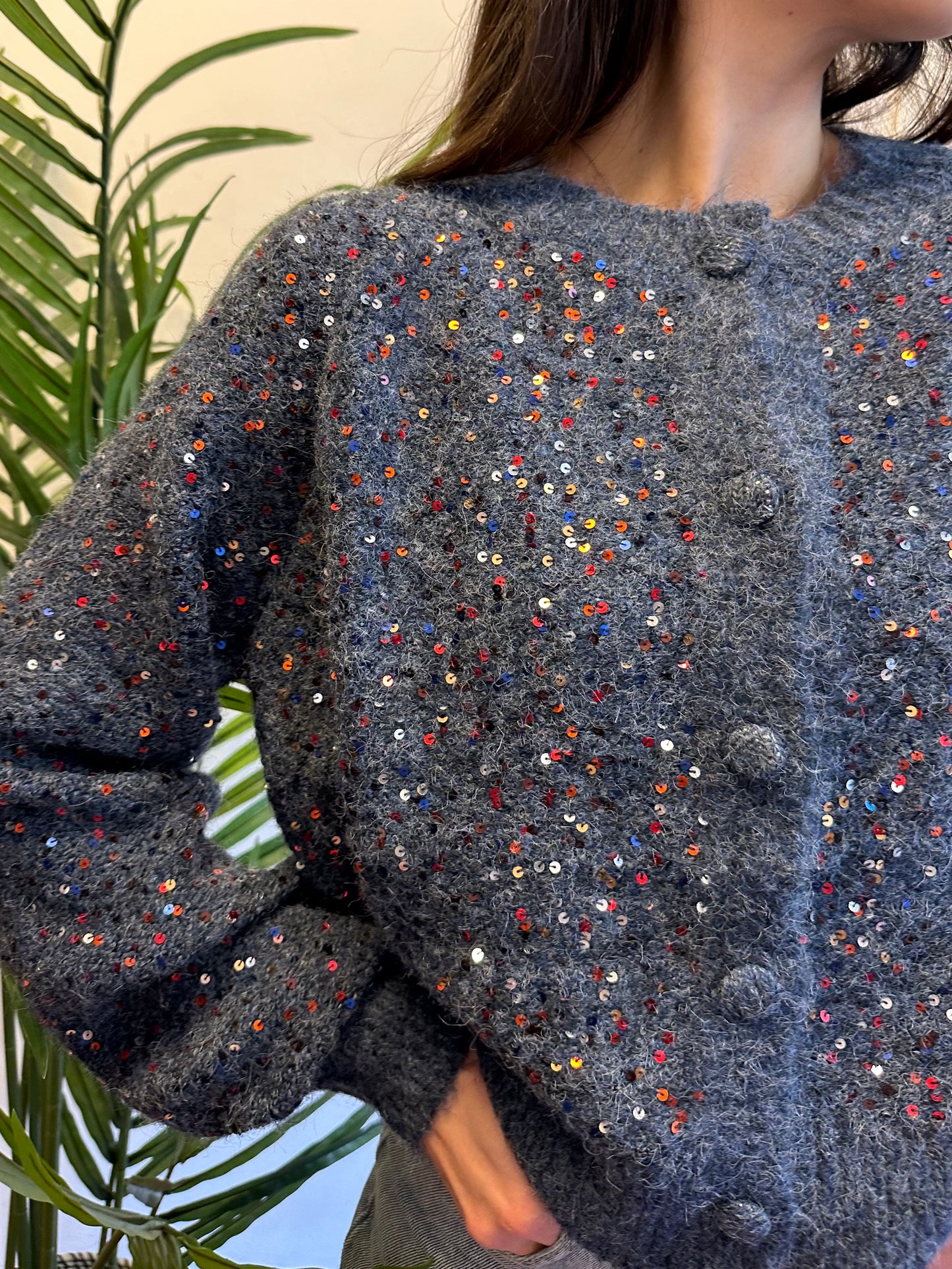 Cardigan paillettes